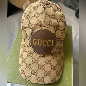 AUTHENTIC GG CANVAS BASEBALL HAT